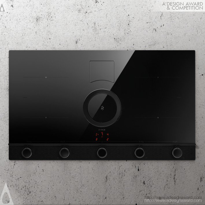 Nikolatesla Unplugged Extractor Induction Hob With Knobs by Fabrizio Crisà