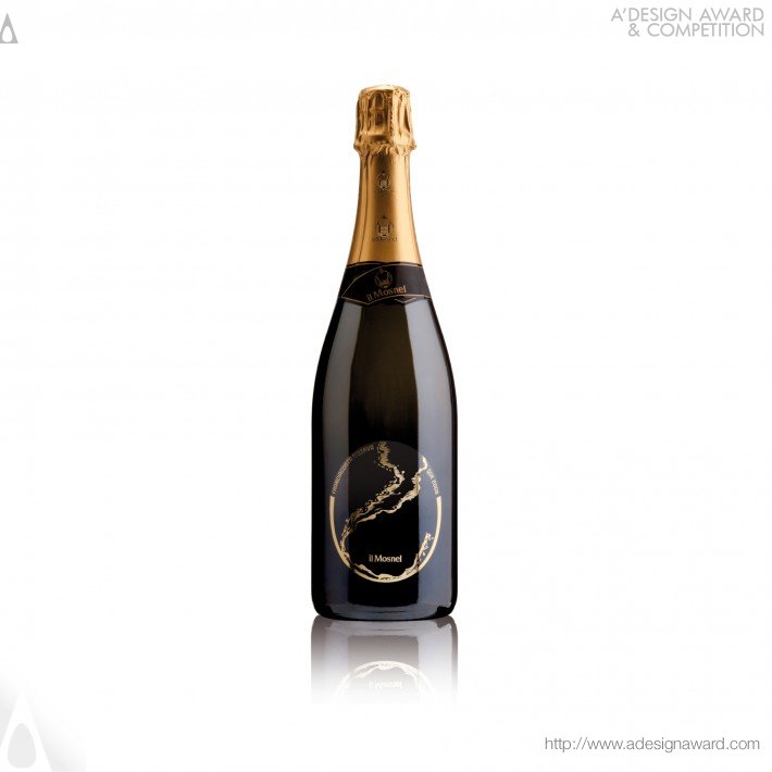 Laura Ferrario - Il Mosnel Qde 2012 Sparkling Wine Label and Pack