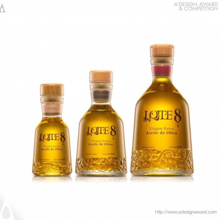 Lote 8 Olive Oil Packaging by Guillermo Dufranc