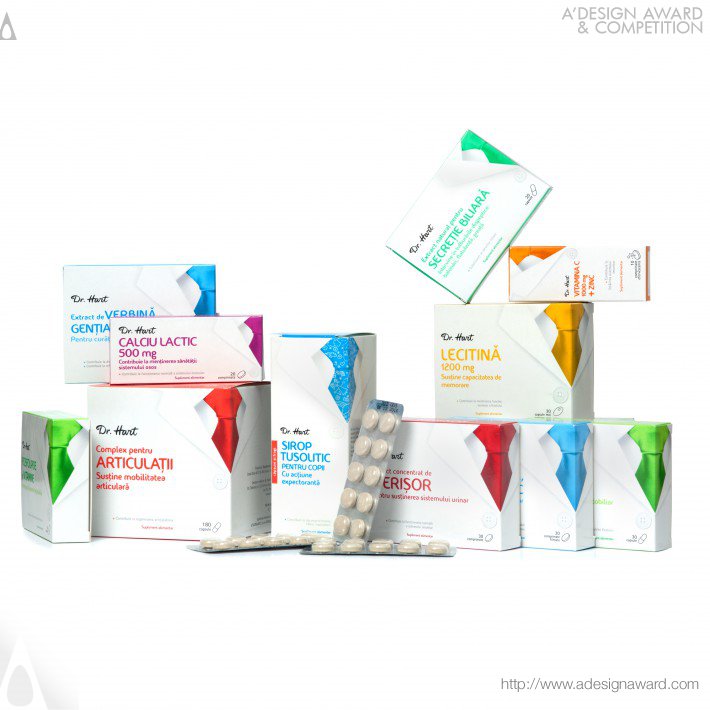 Dr. Hart Medicine Packaging by Ampro Design